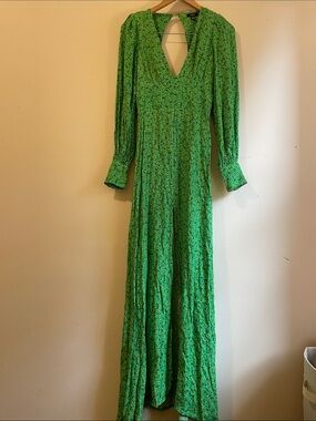 afrm airess dress brown Effie Kats Rhi Gown main image 1